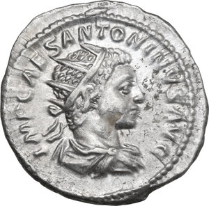 obverse: Elagabalus (218-222). AR Antoninianus