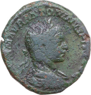 obverse: Elagabalus (218-222). AE Sestertius, Rome mint, 220 AD