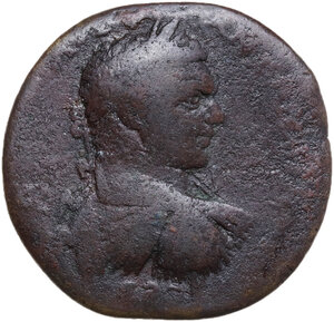 obverse: Elagabalus (218-222). AE 32 mm. Trapezus mint (Pontos), c. 218/219 AD
