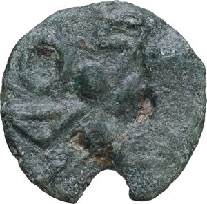 reverse: Etruria, Volaterrae. AE Cast Sextans, 3rd century BC