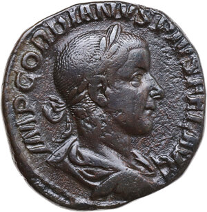 obverse: Gordian III (238-244). AE Sestertius, 239 AD