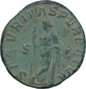 reverse: Gordian III (238-244). AE Sestertius, Rome mint, 244 AD