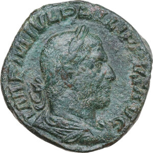 obverse: Philip I (244-249). AE Sestertius, 248 AD