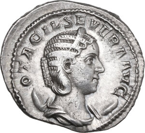 obverse: Otacilia Severa, wife of Philip I (244-249). AR Antoninianus, 248 AD