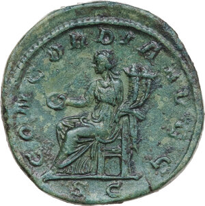 reverse: Otacilia Severa, wife of Philip I (244-249). AE Sestertius, struck under Philip I