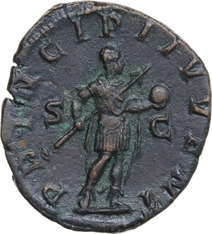 reverse: Philip II as Caesar (244-247). AE Sestertius, Rome mint