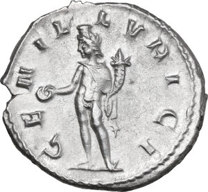 reverse: Trajan Decius (249-251). AR Antoninianus, Mediolanum mint, 250-251