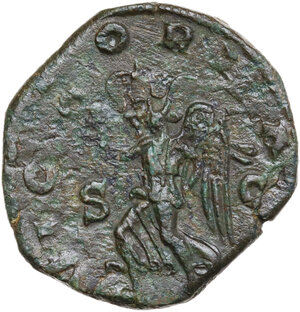 reverse: Trajan Decius (249-251). AE Sestertius, Rome mint