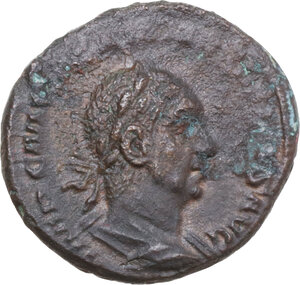 obverse: Trajan Decius (249-251). AE Semis, Rome mint, 249-251 AD