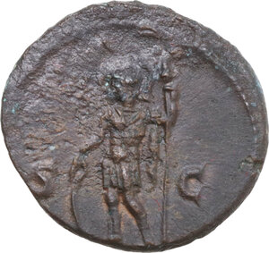 reverse: Trajan Decius (249-251). AE Semis, Rome mint, 249-251 AD