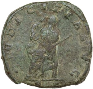 reverse: Herennia Etruscilla, wife of Trajan Decius (249-251). AE Sestertius, Rome mint, 249-251