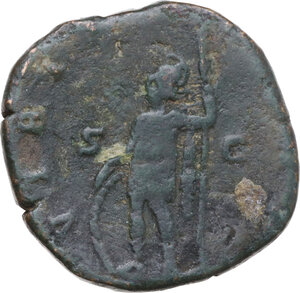 reverse: Valerian I (253-260). AE Sestertius. Rome mint, 254 AD