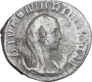 obverse: Mariniana, wife of Valerian I (died before 253 AD). AR Antoninianus