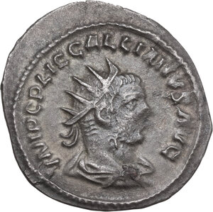 obverse: Gallienus (253-268). AR Antoninianus, 256-260 AD, Samosata mint