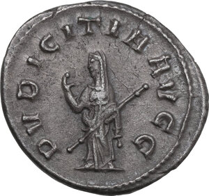 reverse: Salonina, wife of Gallienus (died 268 AD). BI Antoninianus, Rome mint, 260-62 A.D,