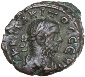 obverse: Tacitus (275-276). AE Tetradrachm, Alexandria mint (Egypt), dated RY 1 (275-276)