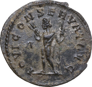 reverse: Diocletian (284-305 AD). BI Antoninianus. Lugdunum (Lyon) mint, 285 AD