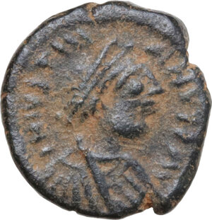 obverse: Justinian I (527-565). AE Pentanummium. Theoupolis (Antioch) mint. Struck c. 551-560