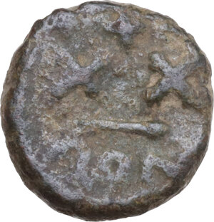 reverse: Heraclius, with Heraclius Constantine (610-641). AE Half Follis. Rome mint. Struck circa 613-620