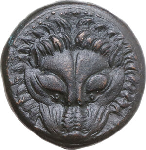 obverse: Bruttium, Rhegion. Replica of AE 19.5 mm, c. 351-280 BC