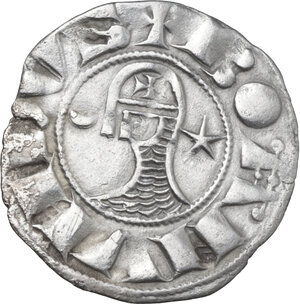 reverse: Antioch. Bohemond III, Majority (1163-1201). BI Denier
