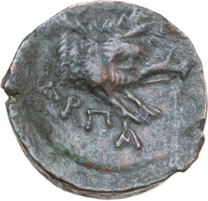 reverse: Northern Apulia, Arpi. AE 15.5 mm, 325-275 BC