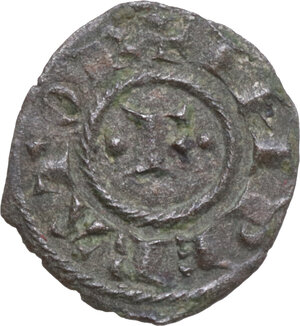 reverse: Brindisi. Federico II di Svevia (1197-1250). Quarto di denaro 1221
