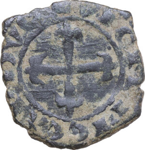 reverse: Brindisi. Carlo I d Angiò (1266-1282). Denaro