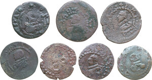 obverse: Cagliari. Filippo III di Spagna (1598-1621). Lotto di sette (7) monete da un soldo