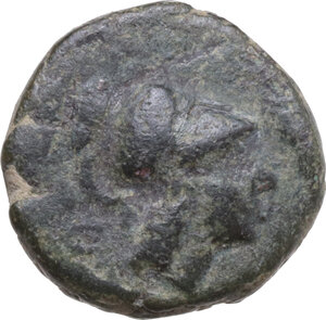 obverse: Northern Apulia, Arpi. AE 16 mm, c. 215-212 BC
