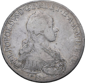 obverse: Firenze. Pietro Leopoldo di Lorena (1765-1790). Francescone 1776