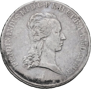 obverse: Firenze. Ferdinando III di Lorena (1790-1801). Francescone 1799