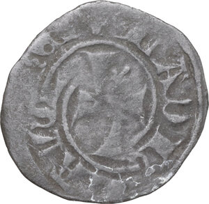 reverse: L Aquila. Ladislao di Durazzo (1388-1414). Quattrino