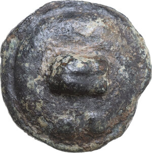reverse: Northern Apulia, Luceria. Heavy series. AE Cast Biunx, c. 225-217 BC