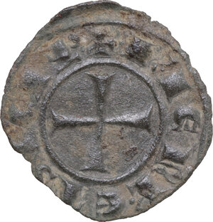 obverse: Messina. Federico II di Svevia (1194-1250). Denaro, 1242