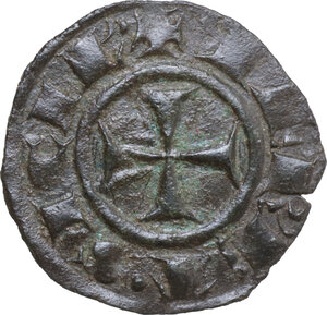 obverse: Messina. Corrado II di Svevia (Corradino) (1254-1258). Denaro