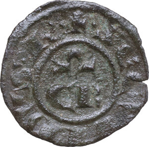 reverse: Messina. Corrado II di Svevia (Corradino) (1254-1258). Denaro