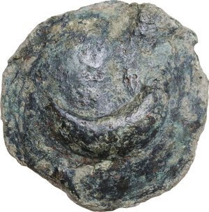 obverse: Northern Apulia, Luceria. Heavy series. AE Cast Semuncia, c. 225-217 BC