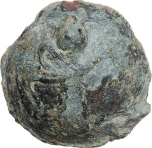 reverse: Northern Apulia, Luceria. Heavy series. AE Cast Semuncia, c. 225-217 BC