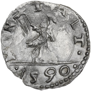 reverse: Montalto. Sisto V (1585-1590), Felice Peretti. Baiocco 1590