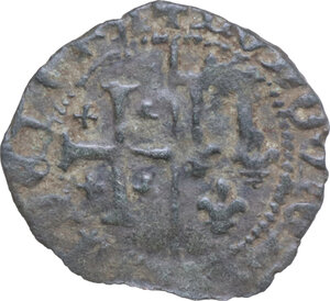 obverse: Napoli. Giovanna e Ludovico di Taranto (1347-1362). Denaro