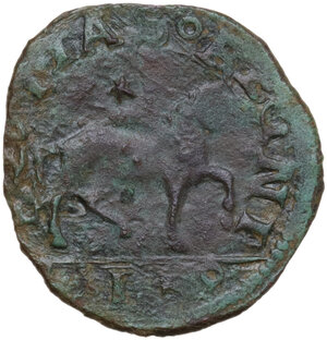 reverse: Napoli. Federico III d Aragona (1496-1501). Cavallo con testa piccola e sigla L