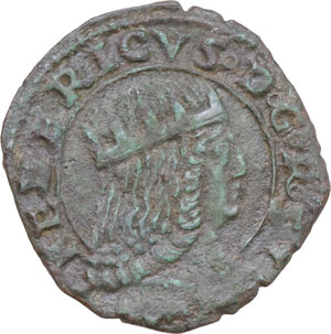 obverse: Napoli. Federico III d Aragona (1496-1501). Sestino