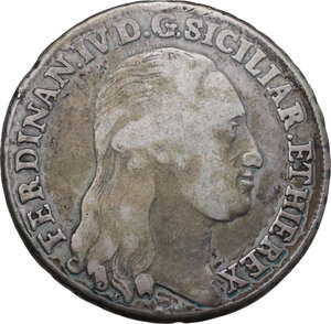 obverse: Napoli. Ferdinando IV di Borbone (1759-1816). Mezza piastra o 60 grana 1798