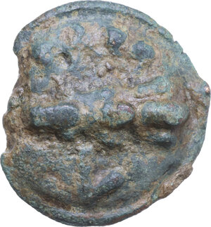 reverse: Northern Apulia, Luceria. Light series. AE Cast Quatrunx, c. 217-212 BC