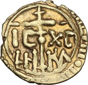 reverse: Palermo. Ruggero II (1105-1154). Multiplo di tarì, 1151-1152