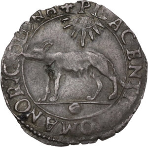 reverse: Piacenza. Clemente VII (1523-1534), Giulio De Medici. Grossetto da 3 soldi del Giubileo 1525