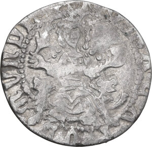 reverse: Roma. Senato Romano (1294-1303). Grosso con stemma Annibaldi (?)