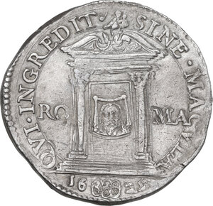 reverse: Roma. Urbano VIII (1623-1644) Maffeo Barberini. Testone 1625 A. II