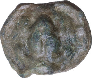obverse: Northern Apulia, Luceria. Light series. AE Cast Uncia, c. 217-212 BC